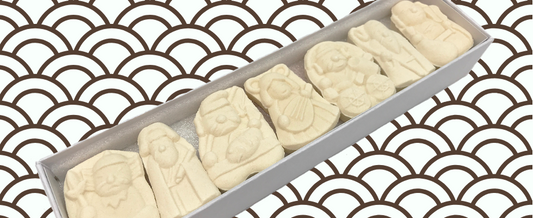 Japanese wasanbon - The Seven Lucky Gods - 供TOMO