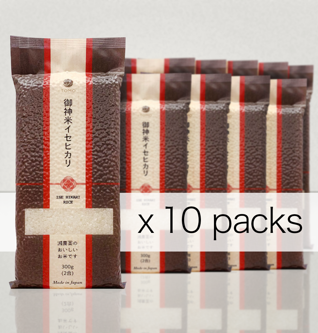 御神米イセヒカリ(白米 300g) ×10個セット