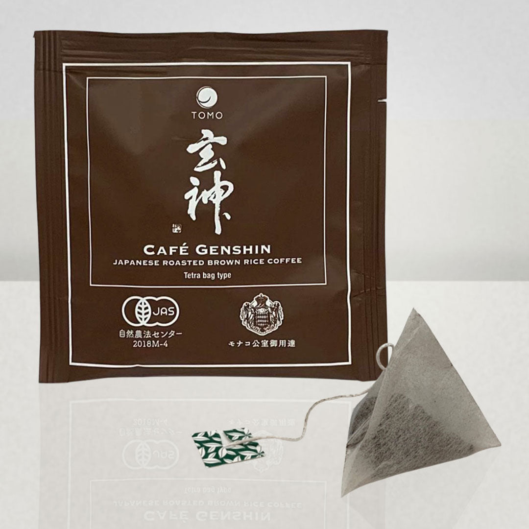 【Wholesale】TOMO Café Genshin Organic Premium Brown Rice Coffee (50 tetra bags)