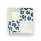 Café Genshin Mug & Plate Set [Tobe Ware] Flowers Pattern Blue