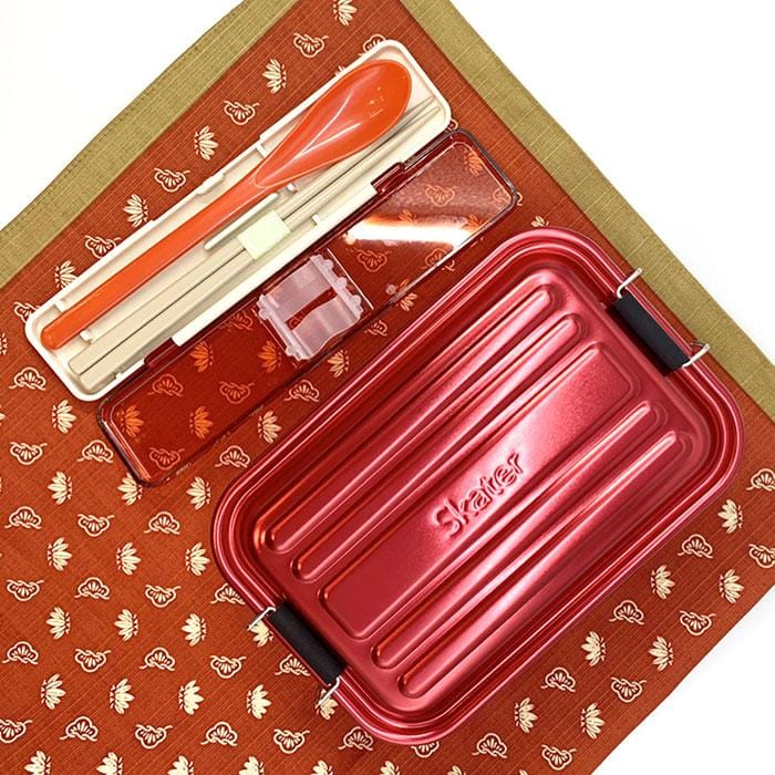 Japanese Bento Box Gift Set (Red)